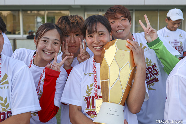 若い力が躍動した朝日インテック・ラブリッジ名古屋 なでしこリーグ1部で悲願の初優勝！！